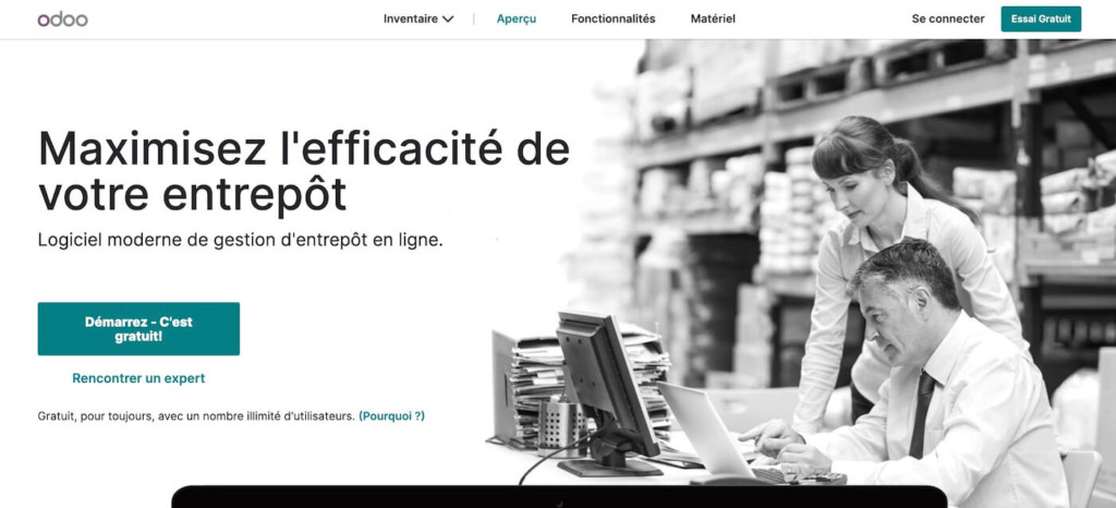 Odoo gestion d'inventaire