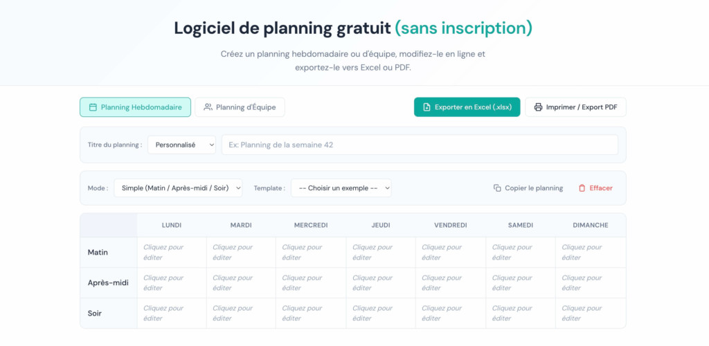 outil de planning en ligne 