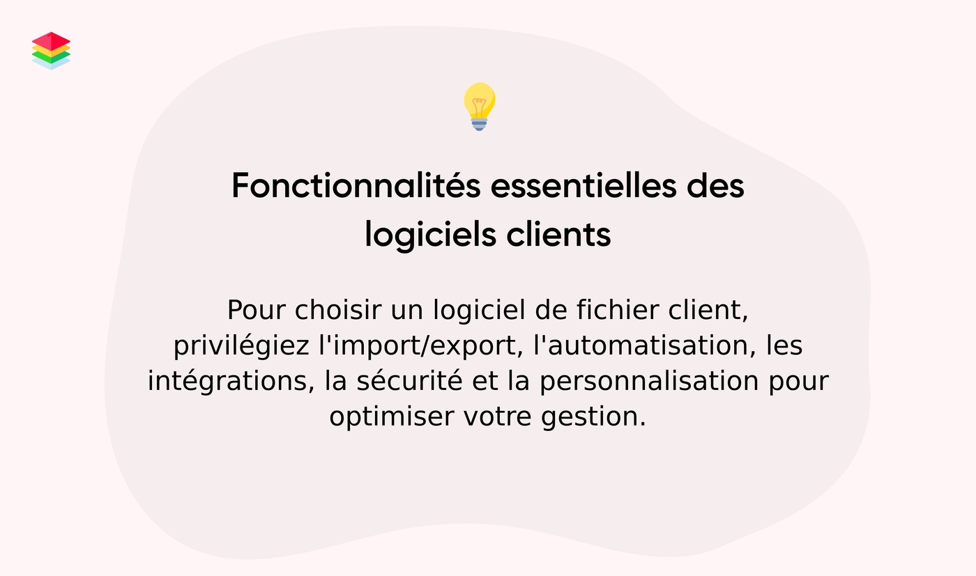 Comparer les fonctionnalités essentielles